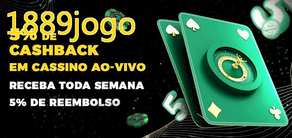 Promoções do cassino ao Vivo 1889jogo